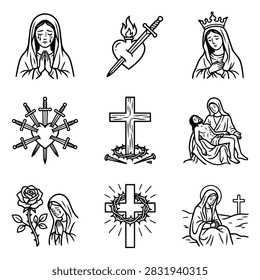 A compilation iconic religious