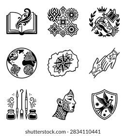 A compilation various tattoo