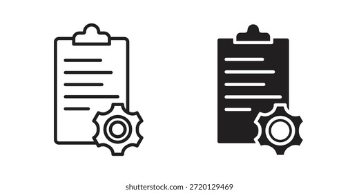 Icon-Illustration kompilieren, Dünnlinien-Vektor, Webdesign-Zeichen,