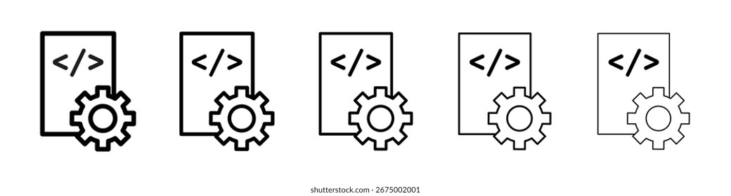 Symbol kompilieren Vektorgrafik