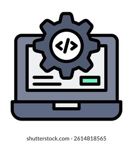 Compiler Icon Element For Design