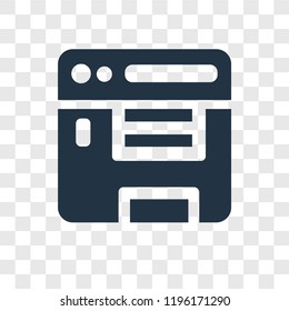 Compiler vector icon isolated on transparent background, Compiler transparency logo concept