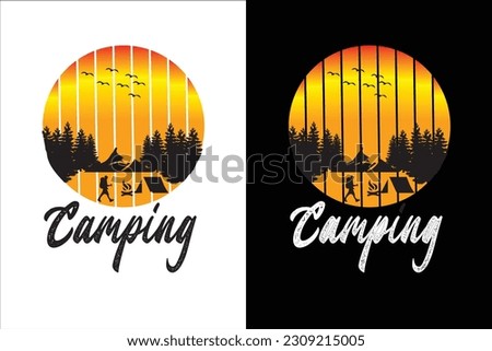 Comping ride t shirt design vector