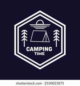 comping time vector logo design