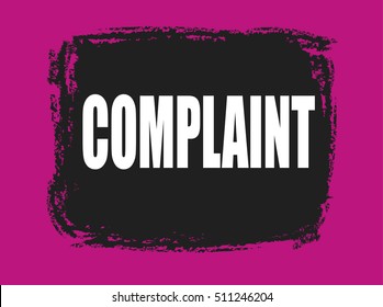 complaint banner