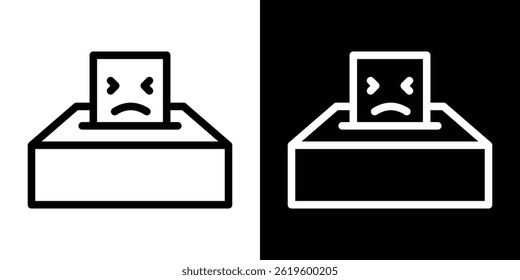 Complaint box icon Vector symbol in trendy flat style