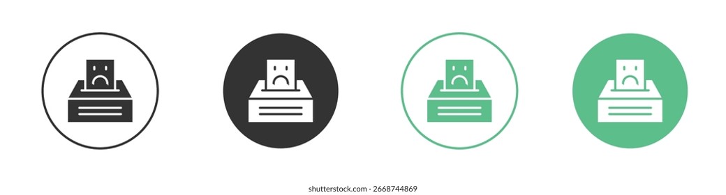 Complaint box icon for your website or app. eps10