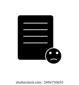 complaint concept line icon. Simple element illustration. complaint concept outline symbol design.