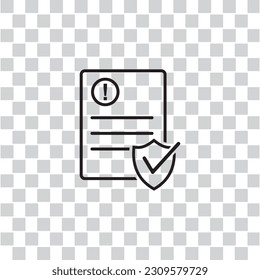 complaint icon , checklist icon vector