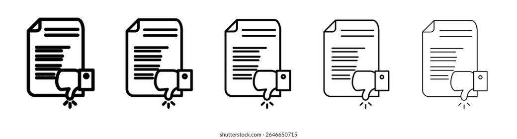 Complaint icon flat simple outline logo