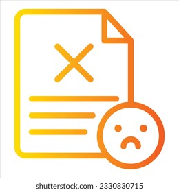icono de queja con vektor aislado y fondo transparente