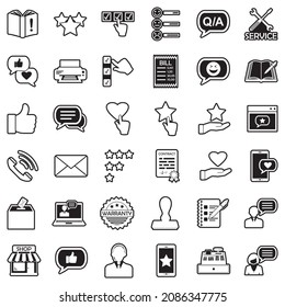 Complaint Icons. Line With Fill Design. Vector Illustration.