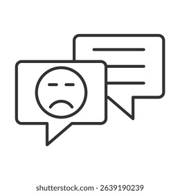 Complaint Outline Icon Element For Design