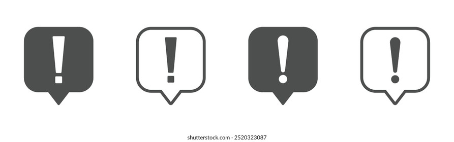 Conjunto de diseños de iconos de Vector de quejas. Icono de queja