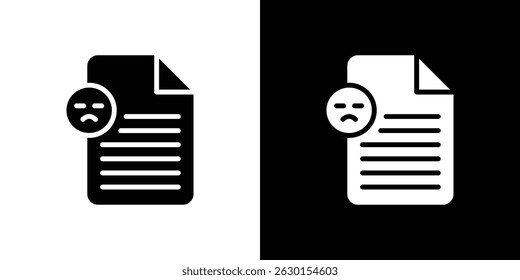 Concepto de icono de quejas, Ilustración vectorial