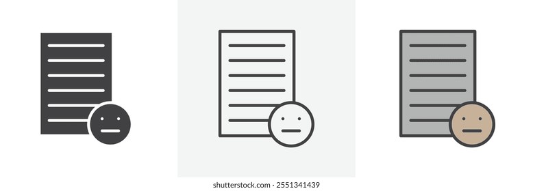 Complaints icon pack. Vector illustration. EPS10