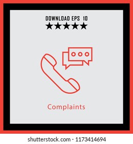 Complaints  line icon