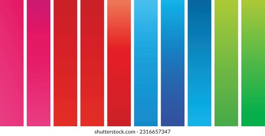 Complementary colors are opposite each other. 
