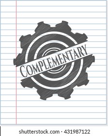 Complementary draw (pencil strokes)