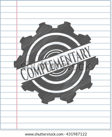 Complementary draw (pencil strokes)