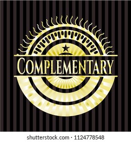 Complementary gold emblem