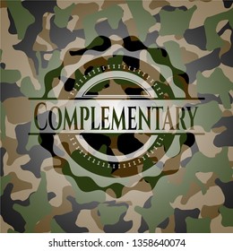 Complementary on camo pattern