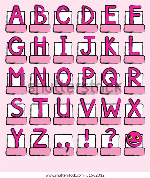 Completed alphabet