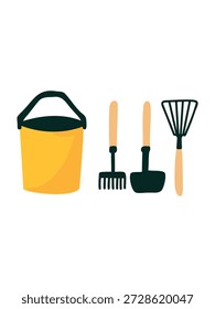 Kit completo de herramientas de jardín para la siembra y el cuidado del suelo