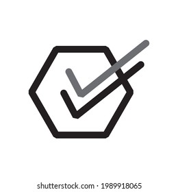 komplettes Symbol oder Logo, Vektorgrafik von isolierten Zeichen Symbol, Vektorgrafik mit hochwertiger schwarzer Umrisslinie.