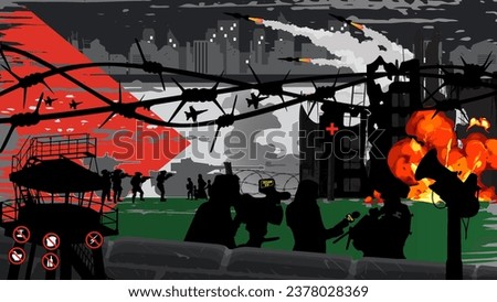 Complete illustration of the condition of the Palestinian people under colonialism