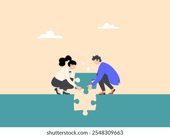 Complete the jigsaw puzzle to solve the business problem