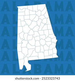 Complete map of all neighborhoods and regions in Alabama, USA. Complete map, built from real data.