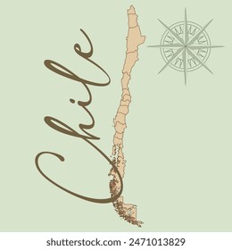 Complete map of Chile, with all states and regions, updated. Content built from real cartographic data.