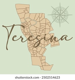 Complete map of the city Teresina, capital of the Brazilian state Piauí, in northeastern Brazil. All neighborhoods are available, based on real and official data.