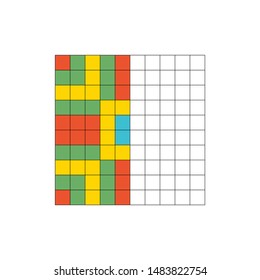 Complete the Pattern. Education logic game for preschool kids. Vector Illustration.
