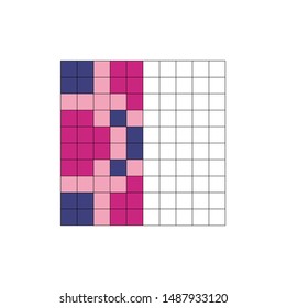 Complete the Pattern. Education logic game for preschool kids. Vector Illustration.