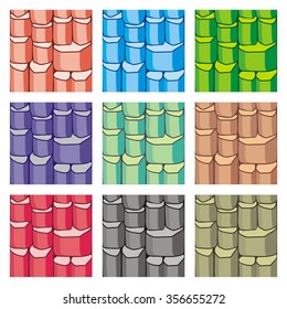 complete patterns set, vector tile set background textures collection
for creating game