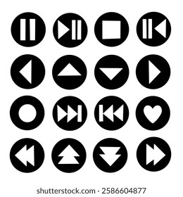 complete play button icon vector image