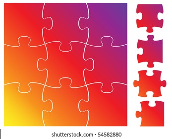 Complete puzzle / jigsaw set