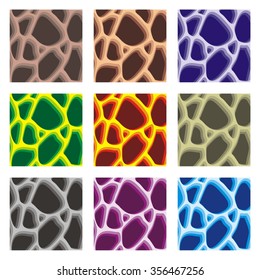 complete seamless patterns set, vector stone background textures collection
for creating game