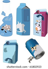 The complete set of packing milk