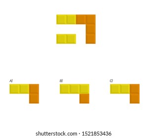 Complete the shape not given iq test - Practical Questions - Vector