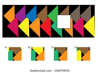 Complete the shape not given iq test - Practical Questions 