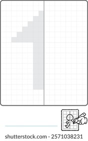 Complete the Symmetrical Drawing: arrow (one page drawing task)
