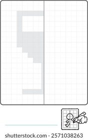 Complete the Symmetrical Drawing: chalice (one page drawing task)
