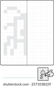 Complete the Symmetrical Drawing: (one page drawing task)
