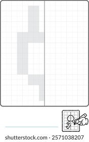 Complete the Symmetrical Drawing: plug (one page drawing task)
