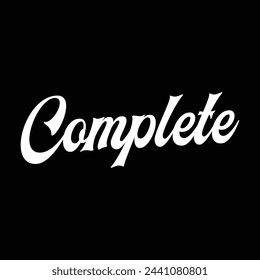complete text on black background.