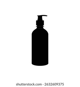 Complete Vector Set of Hand Sanitizer Bottle Silhouettes for Web Design Hygiene Graphics and Mobile UI on White Background