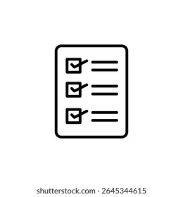 Documento De Lista De Verificação Concluído Simbolizando O Gerenciamento De Tarefas E A Produtividade